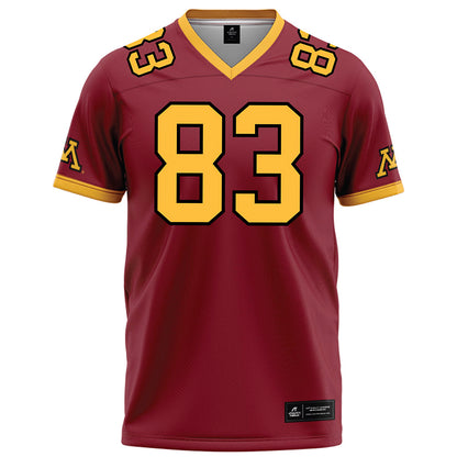Minnesota - NCAA Football : Sam Peters - Maroon Football Jersey-0