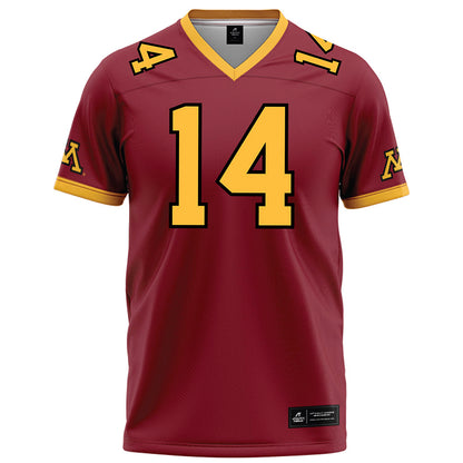 Minnesota - NCAA Football : Dylan Wittke - Maroon Football Jersey-0