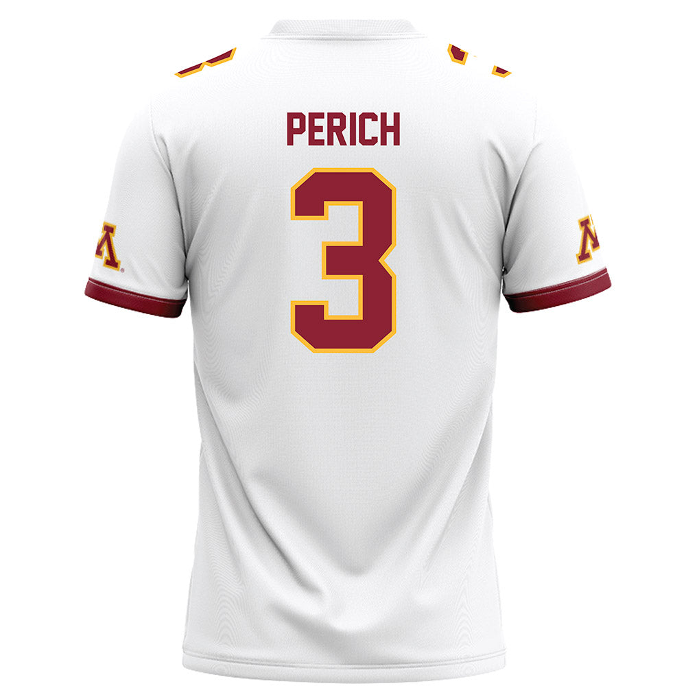 Minnesota - NCAA Football : Koi Perich - White Football Jersey