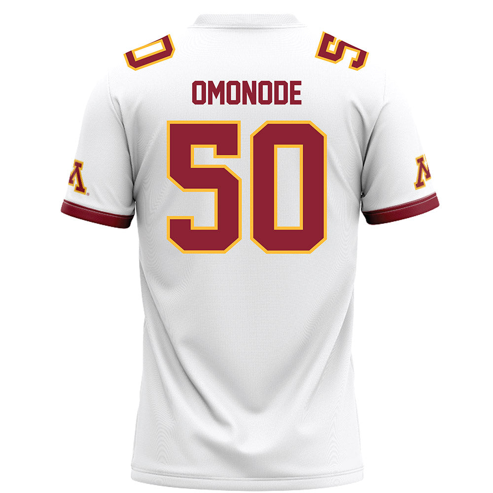 Minnesota - NCAA Football : Mo Omonode - White Football Jersey-1