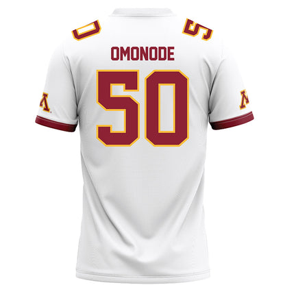 Minnesota - NCAA Football : Mo Omonode - White Football Jersey-1