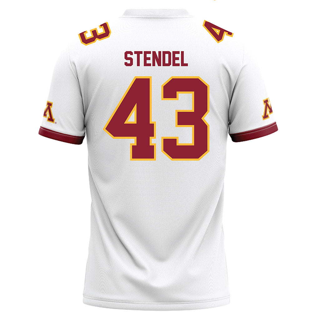 Minnesota - NCAA Football : Ethan Stendel - White Football Jersey-1