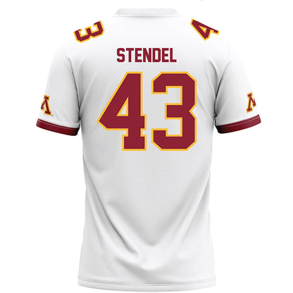 Minnesota - NCAA Football : Ethan Stendel - White Football Jersey-1