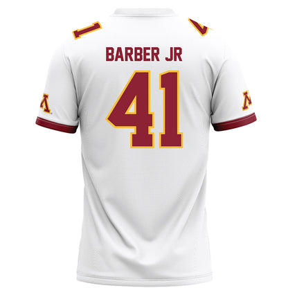 Minnesota - NCAA Football : Marion Barber Jr - White Football Jersey