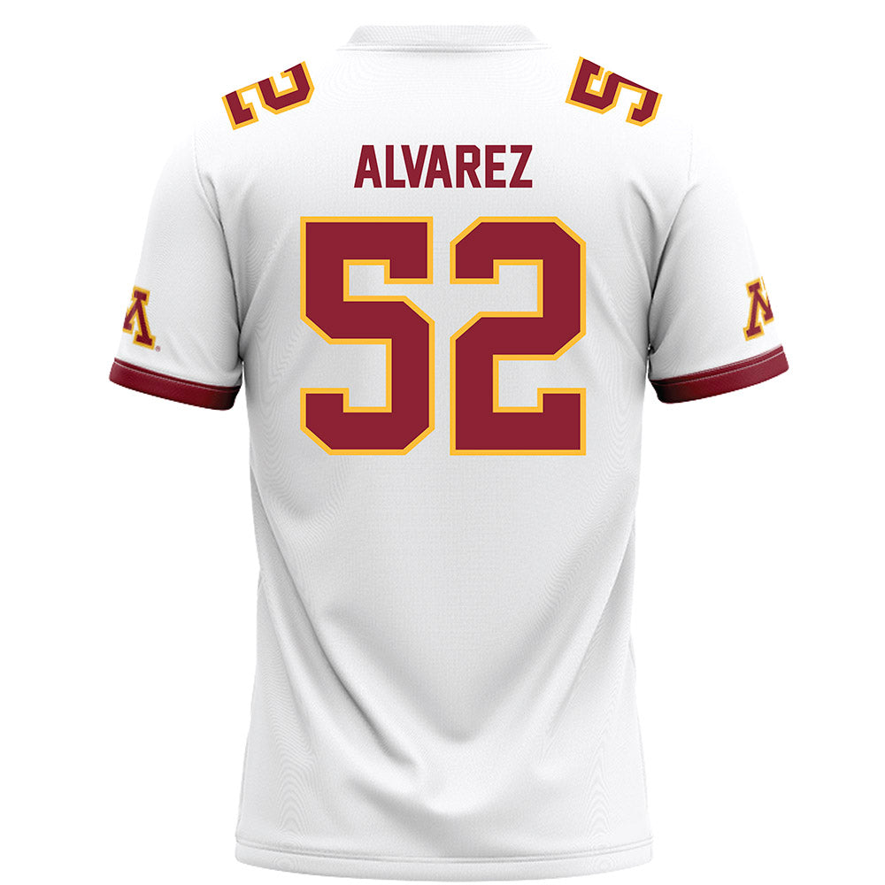 Minnesota - NCAA Football : Spencer Alvarez - White Football Jersey-1
