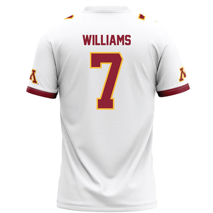 Minnesota - NCAA Football : Tyler Williams - White Football Jersey