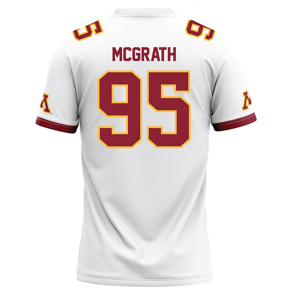 Minnesota - NCAA Football : Caleb McGrath - White Football Jersey