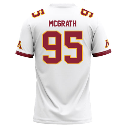 Minnesota - NCAA Football : Caleb McGrath - White Football Jersey