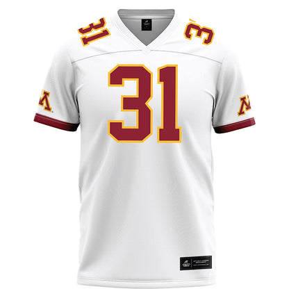Minnesota - NCAA Football : Xavier Ford - White Football Jersey-0