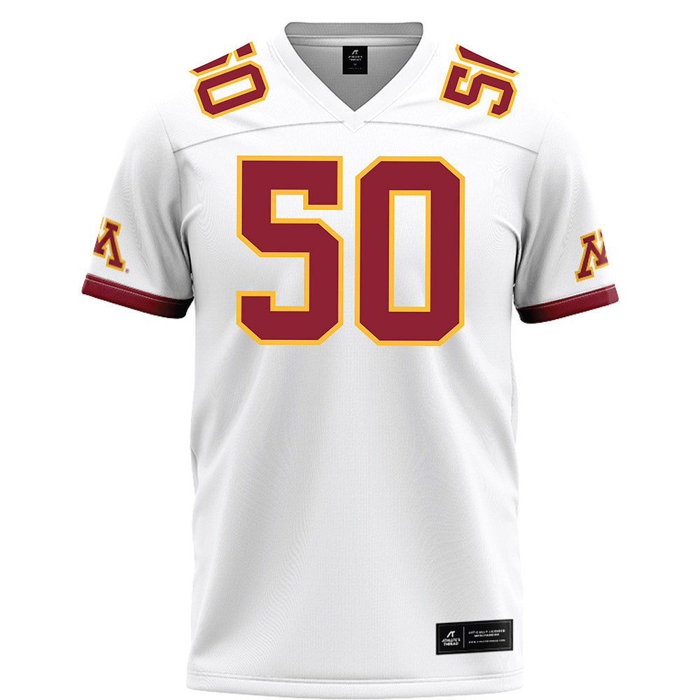 Minnesota - NCAA Football : Mo Omonode - White Football Jersey-0