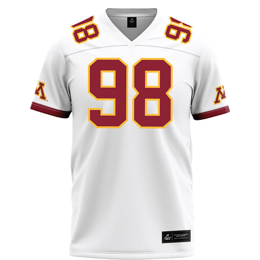 Minnesota - NCAA Football : David Kemp - White Football Jersey