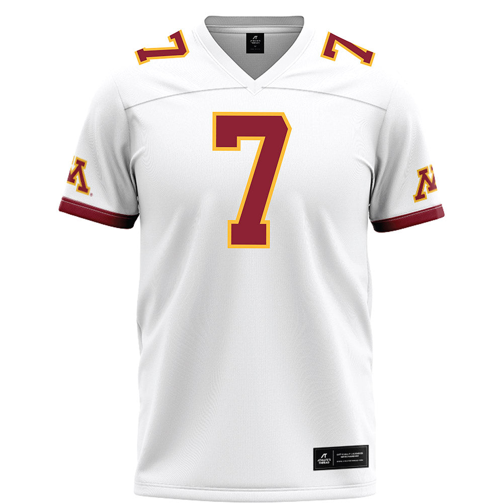Minnesota - NCAA Football : Tyler Williams - White Football Jersey