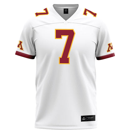 Minnesota - NCAA Football : Tyler Williams - White Football Jersey