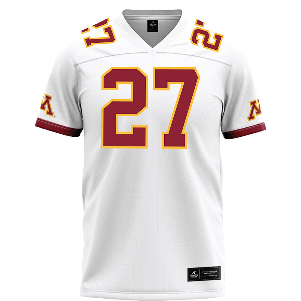 Minnesota - NCAA Football : Simon Seidl - White Football Jersey-0
