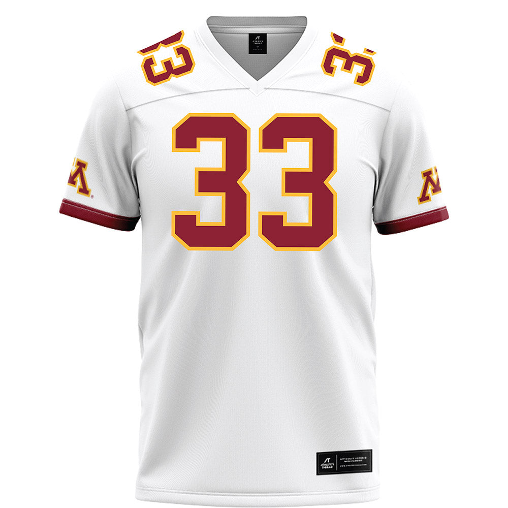 Minnesota - NCAA Football : Harrison Brun - White Football Jersey-0