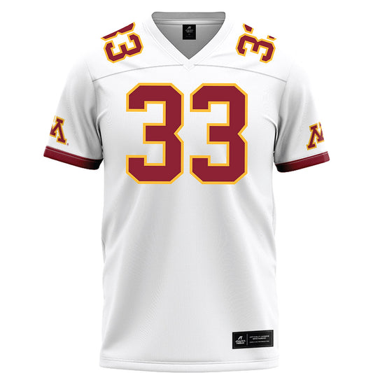 Minnesota - NCAA Football : Harrison Brun - White Football Jersey-0