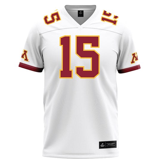 Minnesota - NCAA Football : Kenric Lanier - White Football Jersey-0