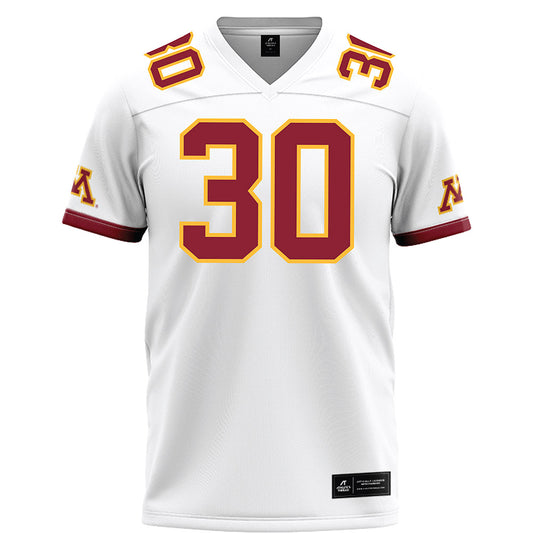 Minnesota - NCAA Football : Sam Henson - White Football Jersey-0