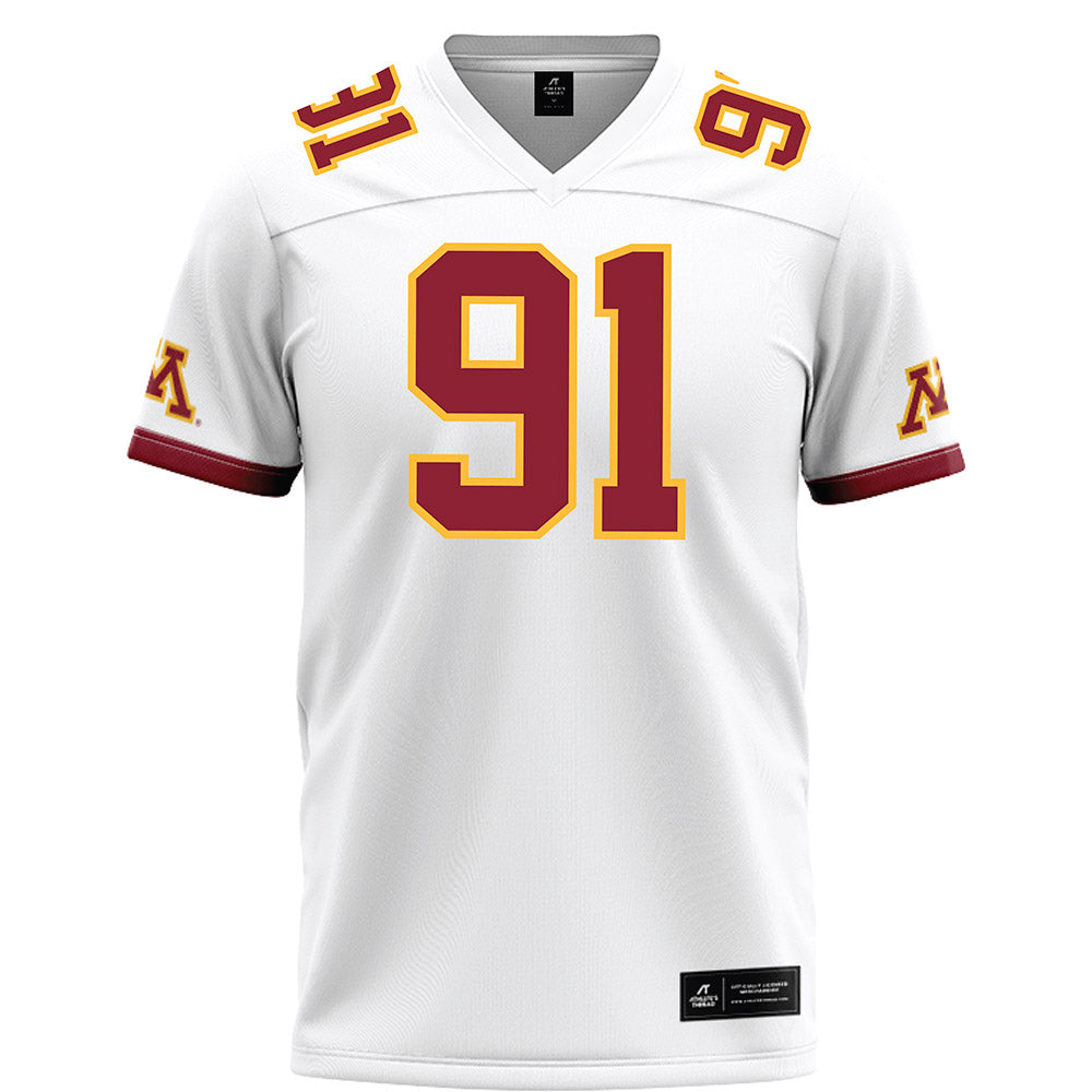 Minnesota - NCAA Football : Deven Eastern - White Football Jersey-0