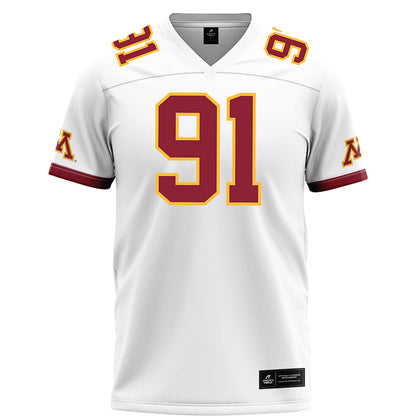 Minnesota - NCAA Football : Deven Eastern - White Football Jersey-0
