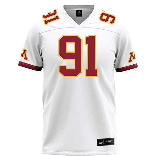 Minnesota - NCAA Football : Deven Eastern - White Football Jersey-0
