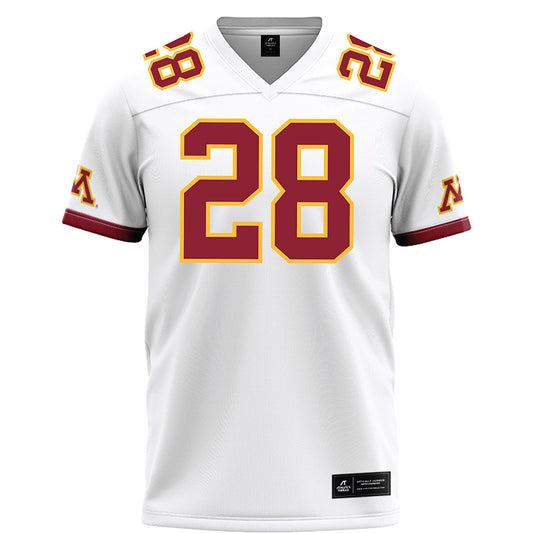 Minnesota - NCAA Football : Zach Jorgensen - White Football Jersey