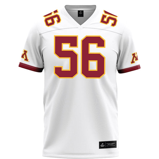 Minnesota - NCAA Football : Brett Carroll - White Football Jersey-0