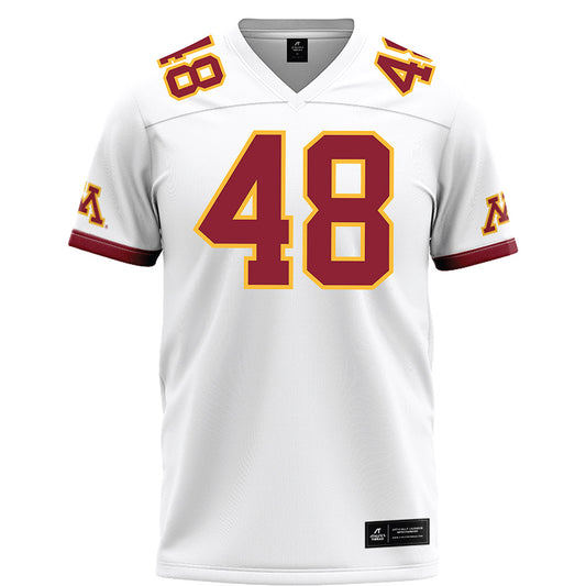 Minnesota - NCAA Football : Mason Carrier - White Football Jersey-0