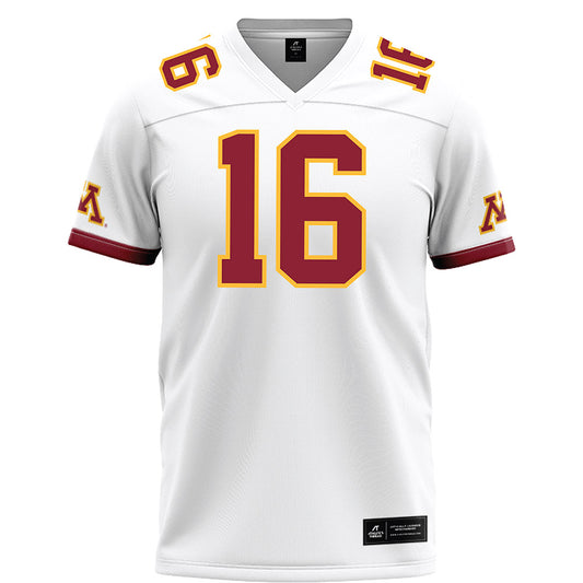 Minnesota - NCAA Football : Malachi Coleman - White Football Jersey-0