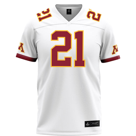 Minnesota - NCAA Football : Grant Washington - White Football Jersey-0