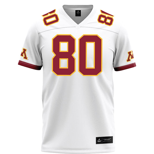 Minnesota - NCAA Football : Alan Soukup - White Football Jersey-0