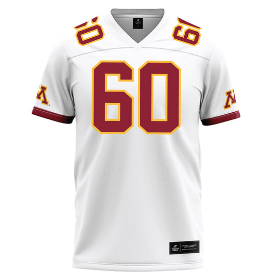 Minnesota - NCAA Football : John Michael Schmitz - White Football Jersey