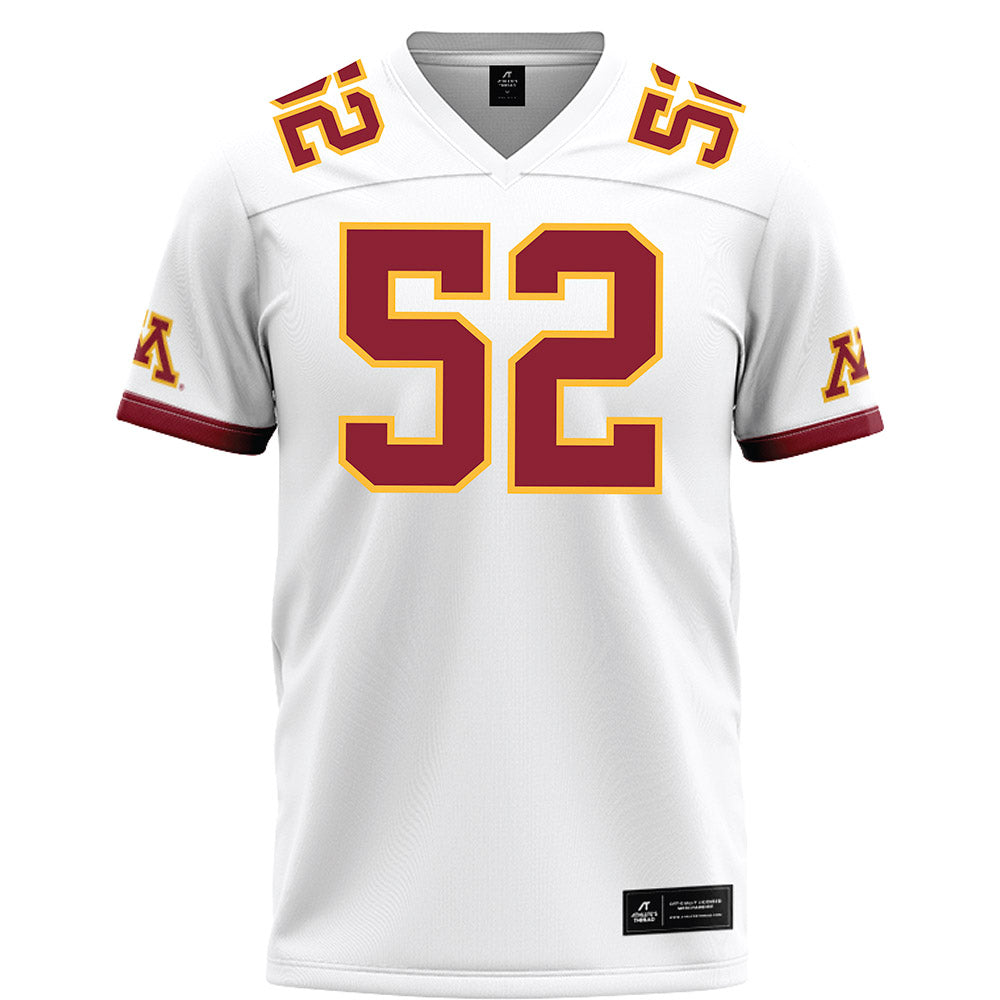 Minnesota - NCAA Football : Spencer Alvarez - White Football Jersey-0