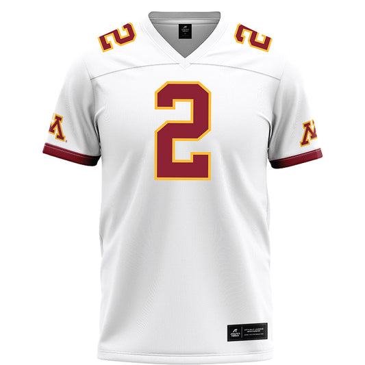 Minnesota - NCAA Football : A.J. Turner - White Football Jersey-0