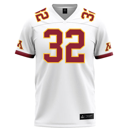 Minnesota - NCAA Football : Peter Najarian - White Football Jersey