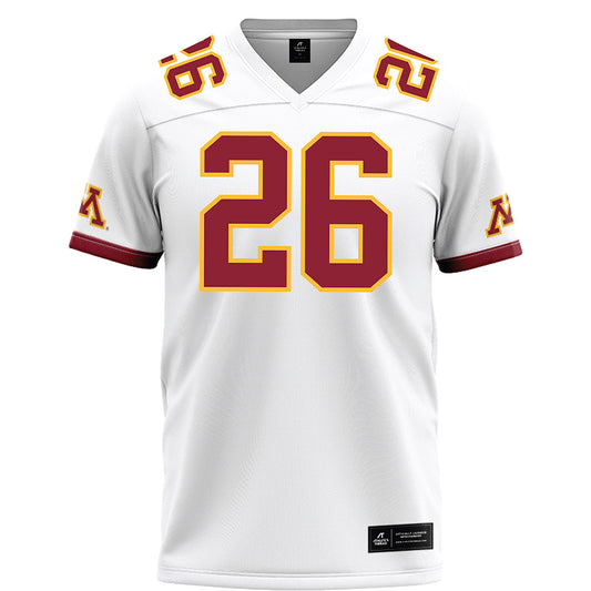Minnesota - NCAA Football : Zack Harden - White Football Jersey-0