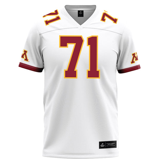 Minnesota - NCAA Football : Kahlee Tafai - White Football Jersey-0