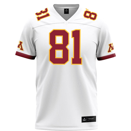 Minnesota - NCAA Football : Quentin Redding - White Football Jersey-0