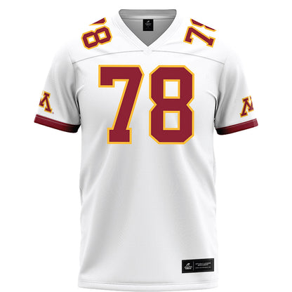 Minnesota - NCAA Football : Ashton Beers - White Football Jersey-0