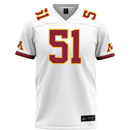 Minnesota - NCAA Football : Daniel Shipp - White Football Jersey-0