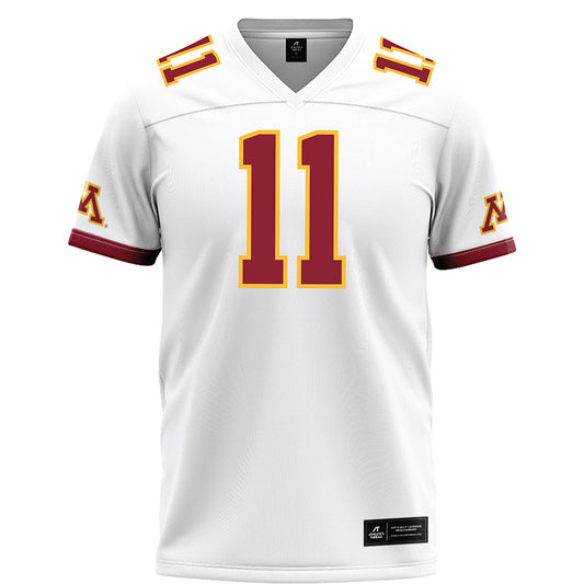 Minnesota - NCAA Football : Karter Menz - White Football Jersey-0