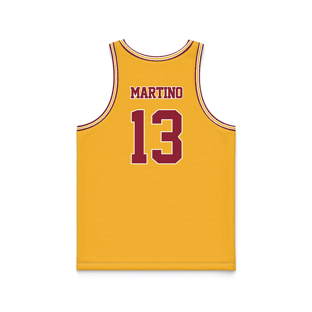 Minnesota - NCAA Football : Bradley Martino - Gold Basketball Jersey-1