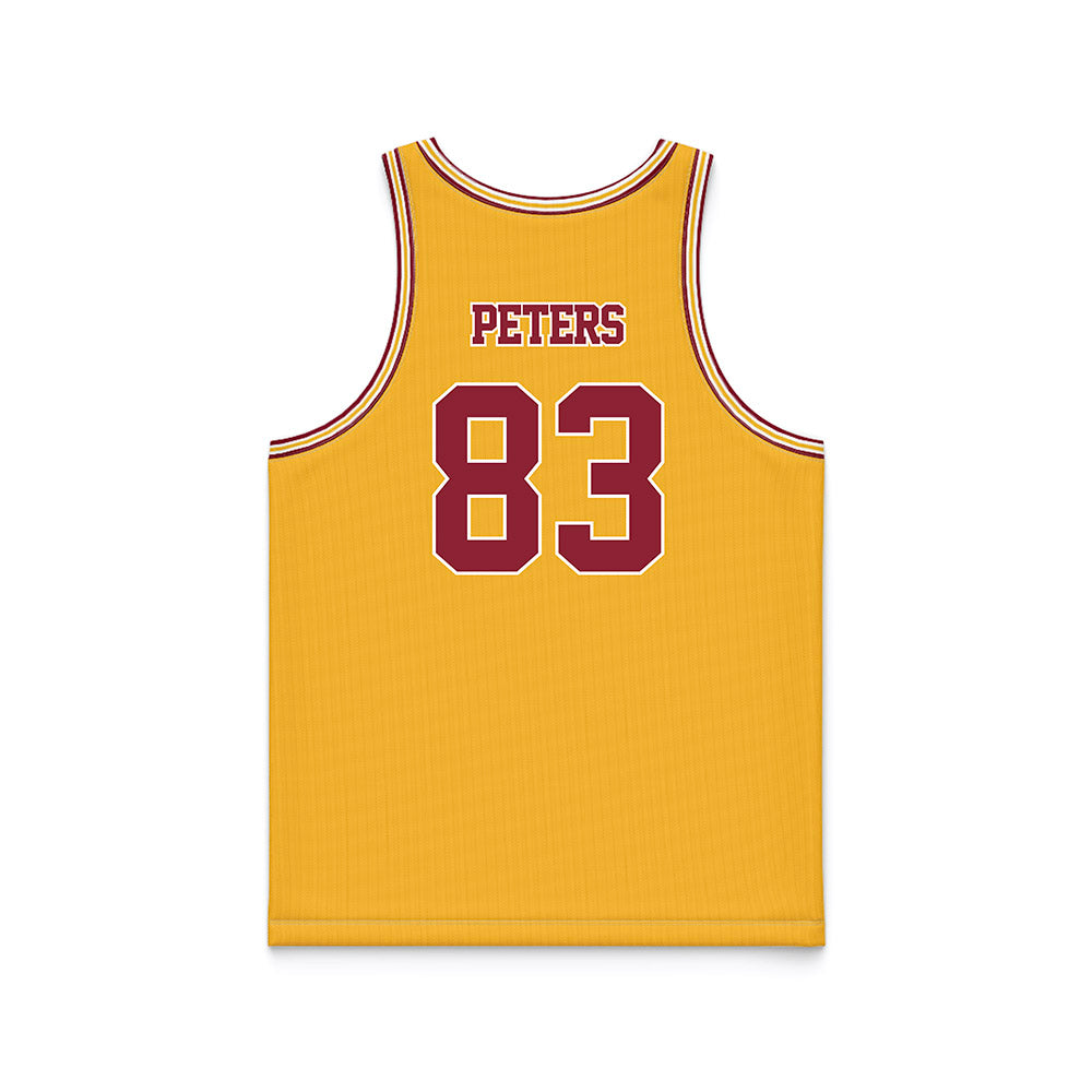 Minnesota - NCAA Football : Sam Peters - Gold Basketball Jersey-1