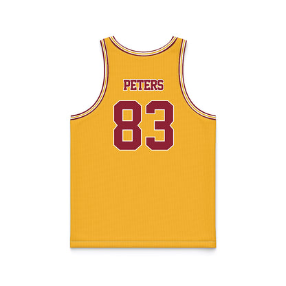 Minnesota - NCAA Football : Sam Peters - Gold Basketball Jersey-1