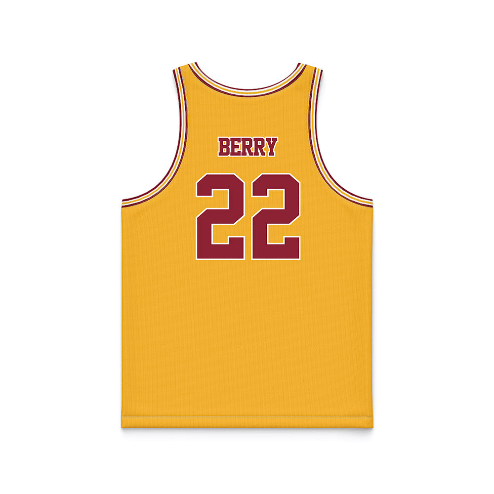 Minnesota - NCAA Football : Tre Berry - Gold Basketball Jersey-1