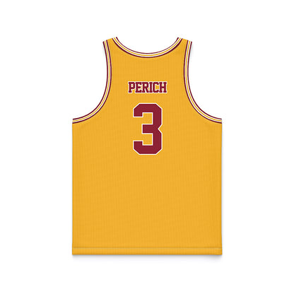 Minnesota - NCAA Football : Koi Perich - Gold Basketball Jersey