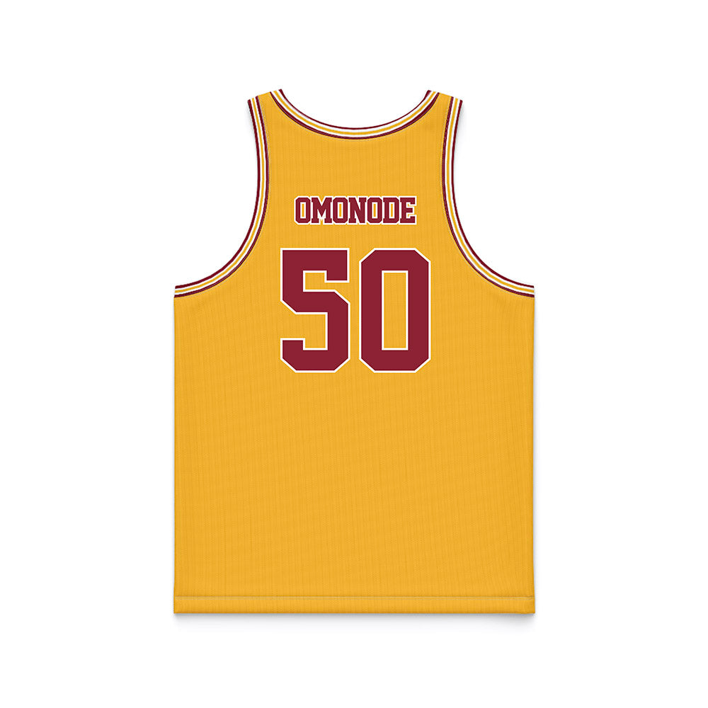 Minnesota - NCAA Football : Mo Omonode - Gold Basketball Jersey-1