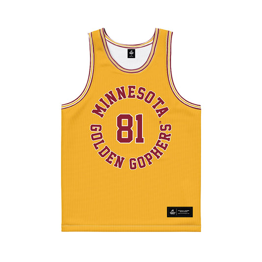 Minnesota - NCAA Football : Quentin Redding - Gold Basketball Jersey-0