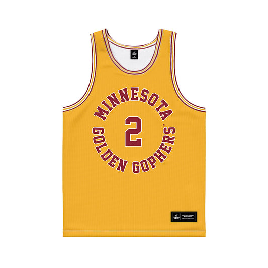 Minnesota - NCAA Football : A.J. Turner - Gold Basketball Jersey-0