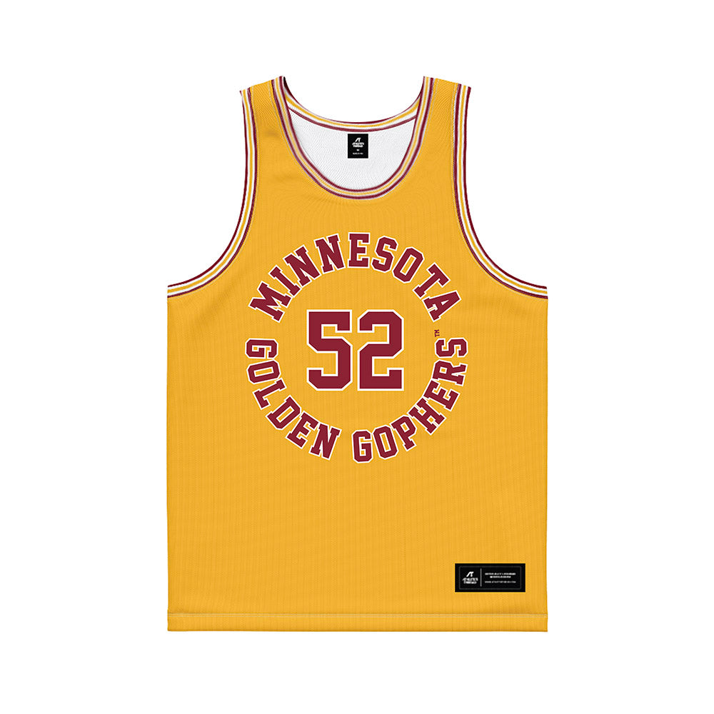 Minnesota - NCAA Football : Spencer Alvarez - Gold Basketball Jersey-0